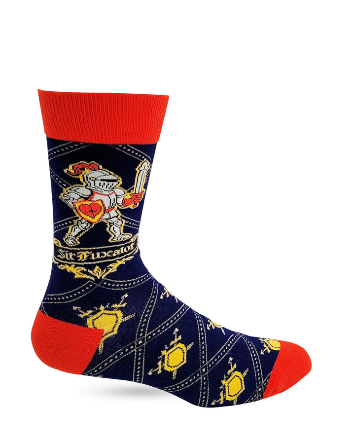 Sir Fuxalot Men's Novelty Crew Socks