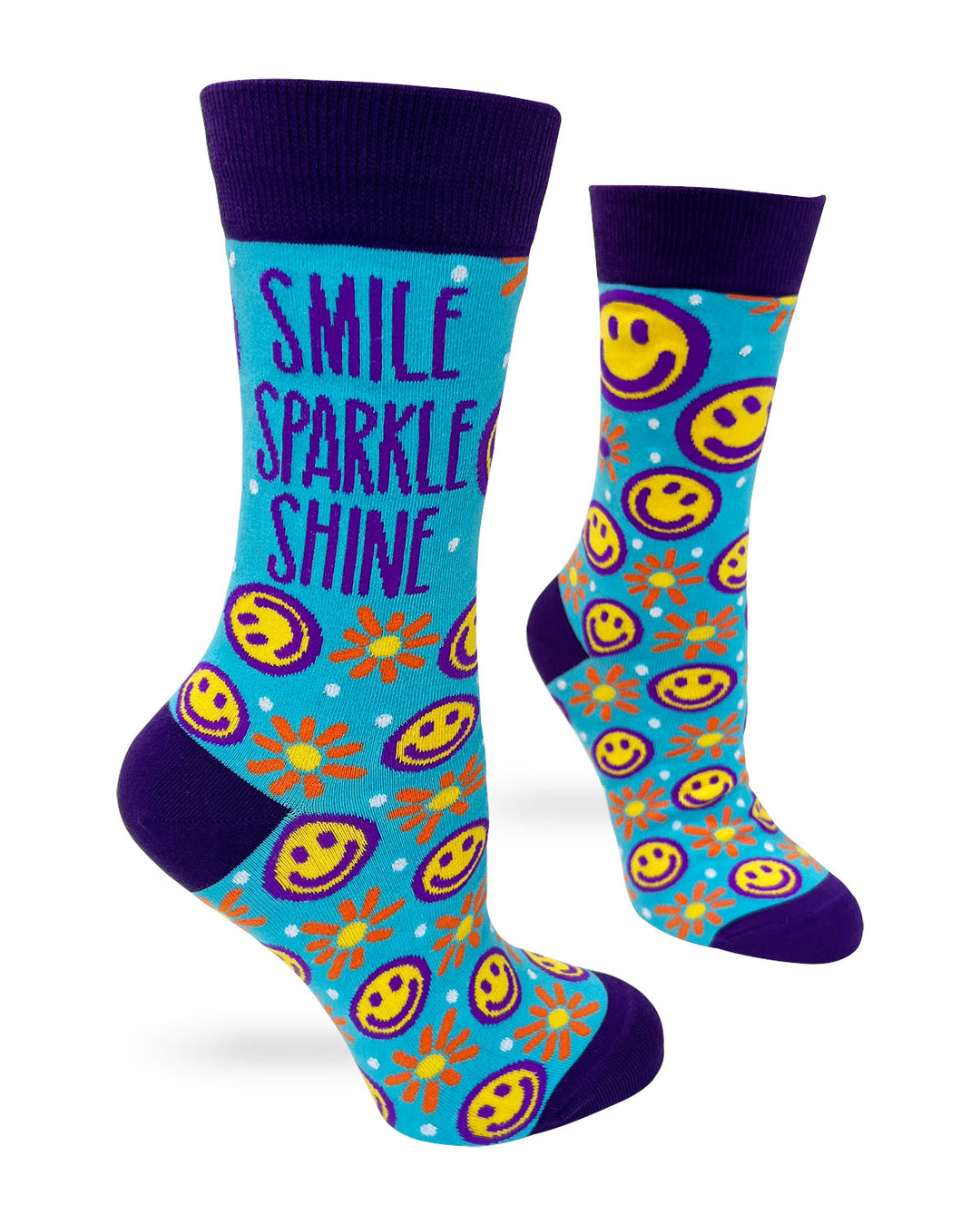 Smile Sparkle Shine Women's Crew Socks