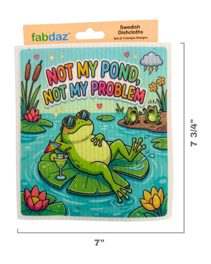 Fun Animals - Set of 3 - Swedish Dishcloths