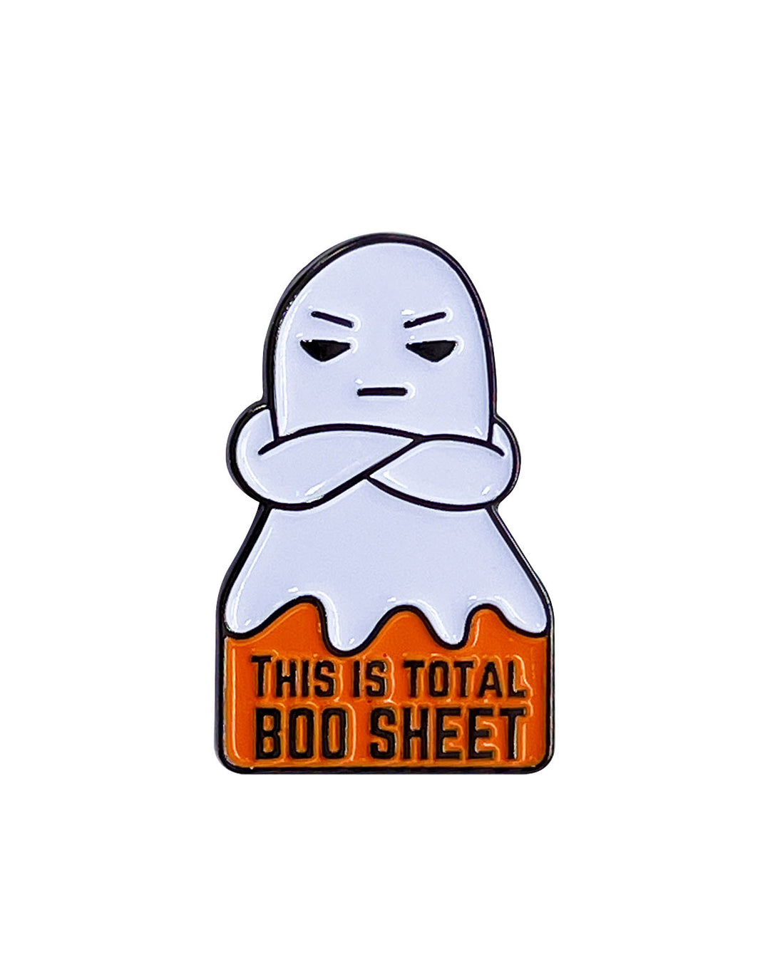 This Is Total Boo Sheet Soft Enamel Pin - Wholesale