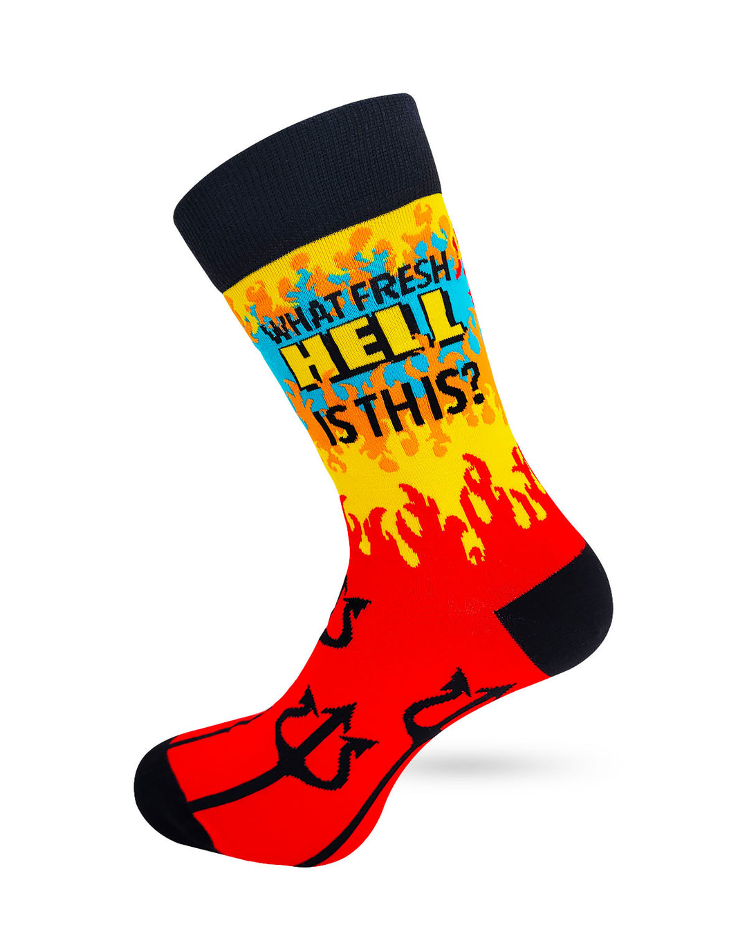 What Fresh Hell Is This? Men's Novelty Crew Socks
