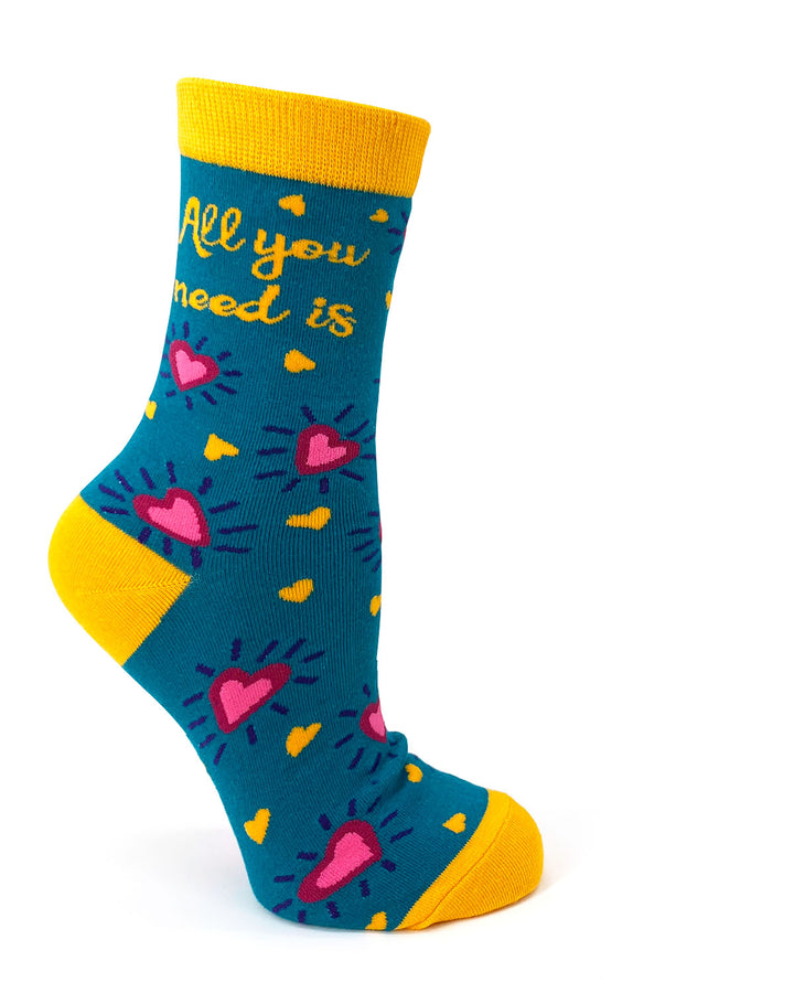 All You Need Is Love Ladies Novelty Socks