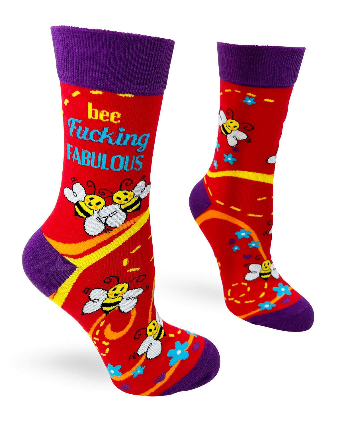Bee Fucking Fabulous Ladies' Crew Socks