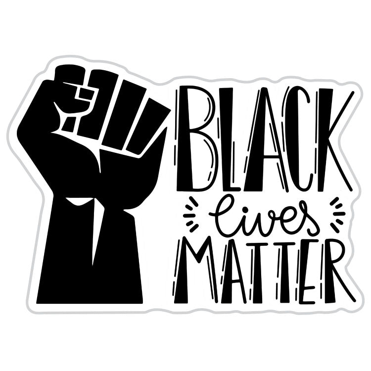 Black Lives Matter Powerful Fist Sticker