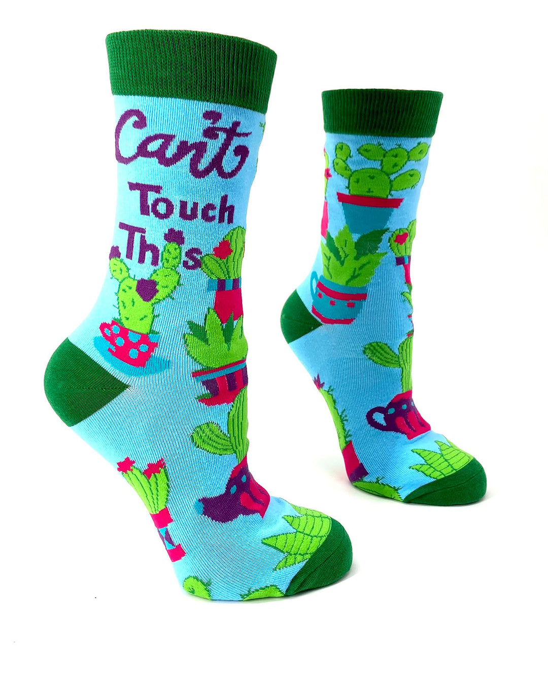 Can't Touch This Women's cotton crew socks