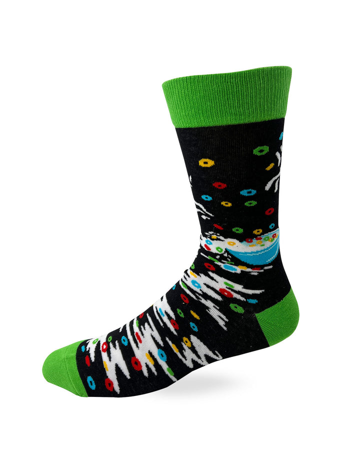 Cereal Killer Men's Novelty Crew Socks