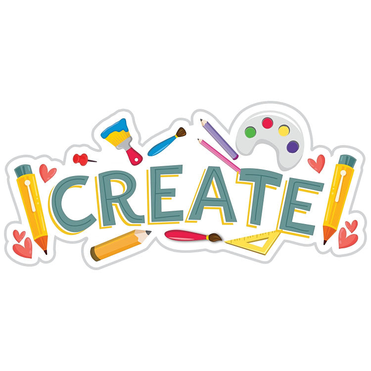 Create Sticker With Art Supplies