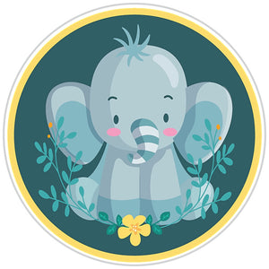 Cute Baby Elephant Sticker