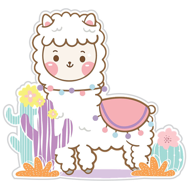 Cute Baby Llama Sticker