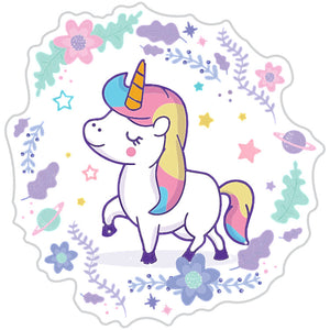 Cute Pastel Rainbow Unicorn Sticker