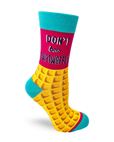 Funny ladies novelty crew socks with sayings