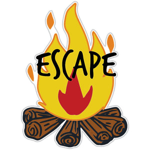 Escape Sticker For Adventure Lovers