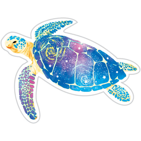 Fancy Rainbow Turtle Sticker