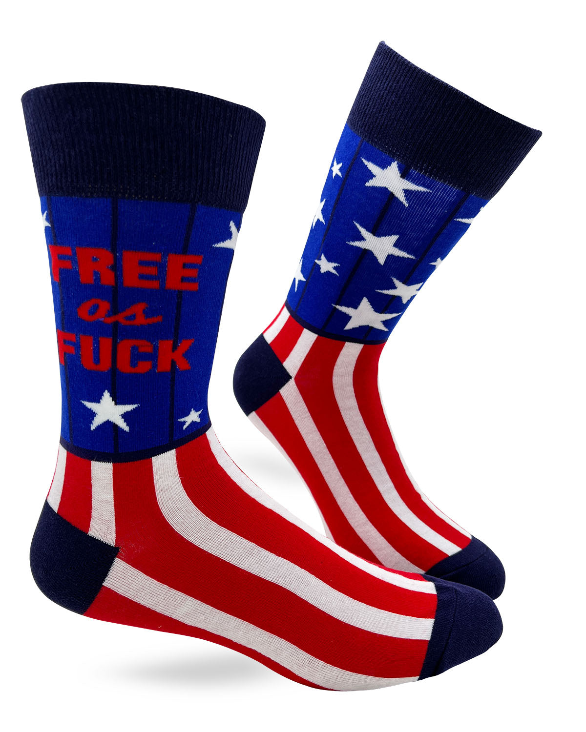 Free As Fuck Men's Novelty Crew Socks