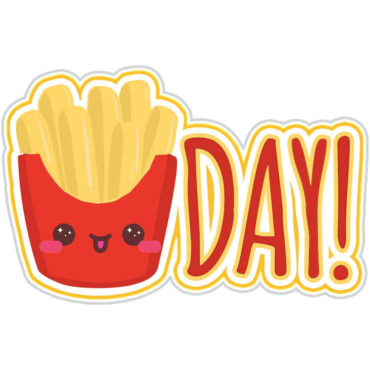 Friday French Fries Sticker