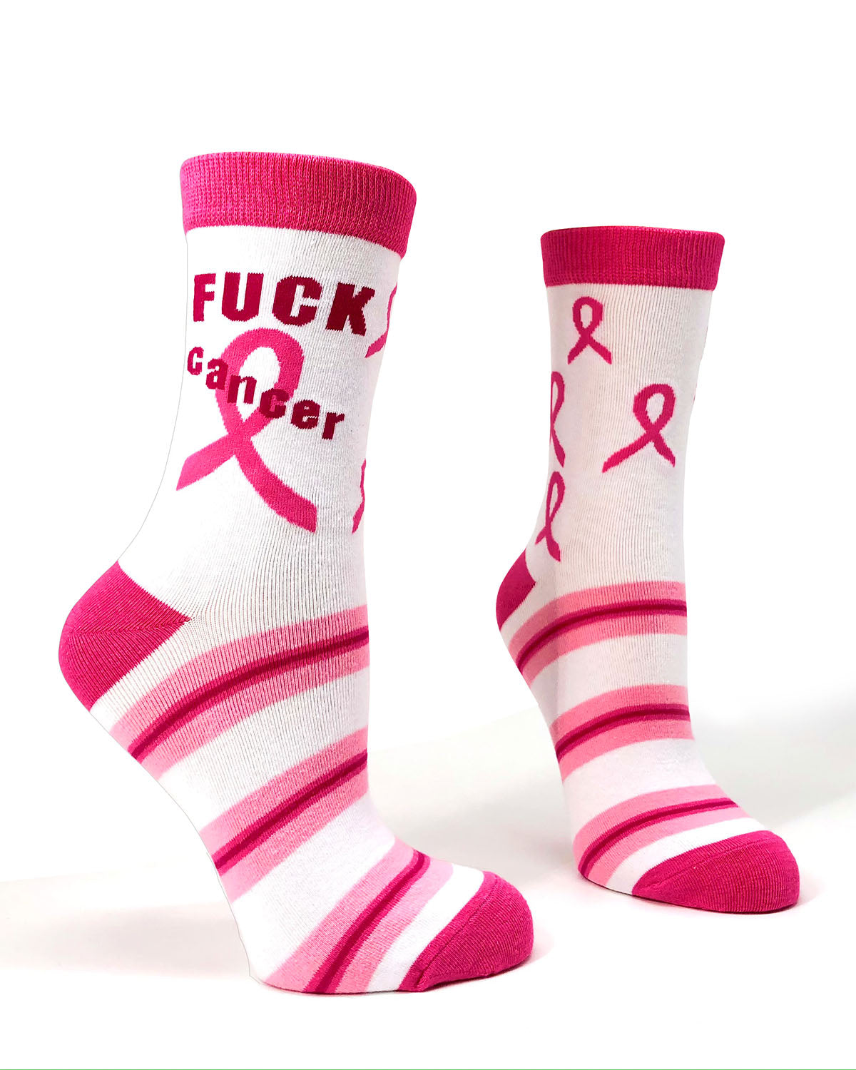 Fuck Cancer Women's Crew Socks