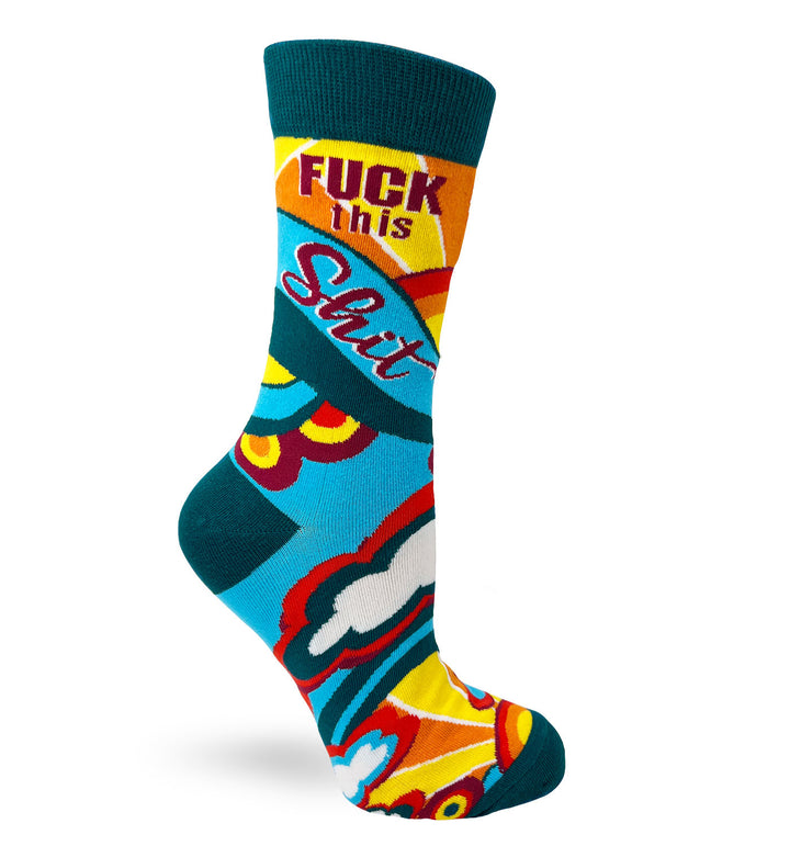 Fuck This Shit Sassy Ladies' Crew Socks