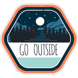 Go Outside Night Adventure Sticker