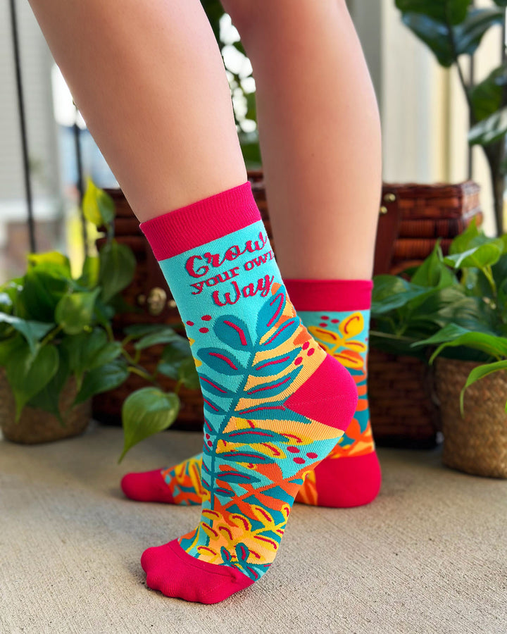 Grow Your Own Way Women's Crew Socks