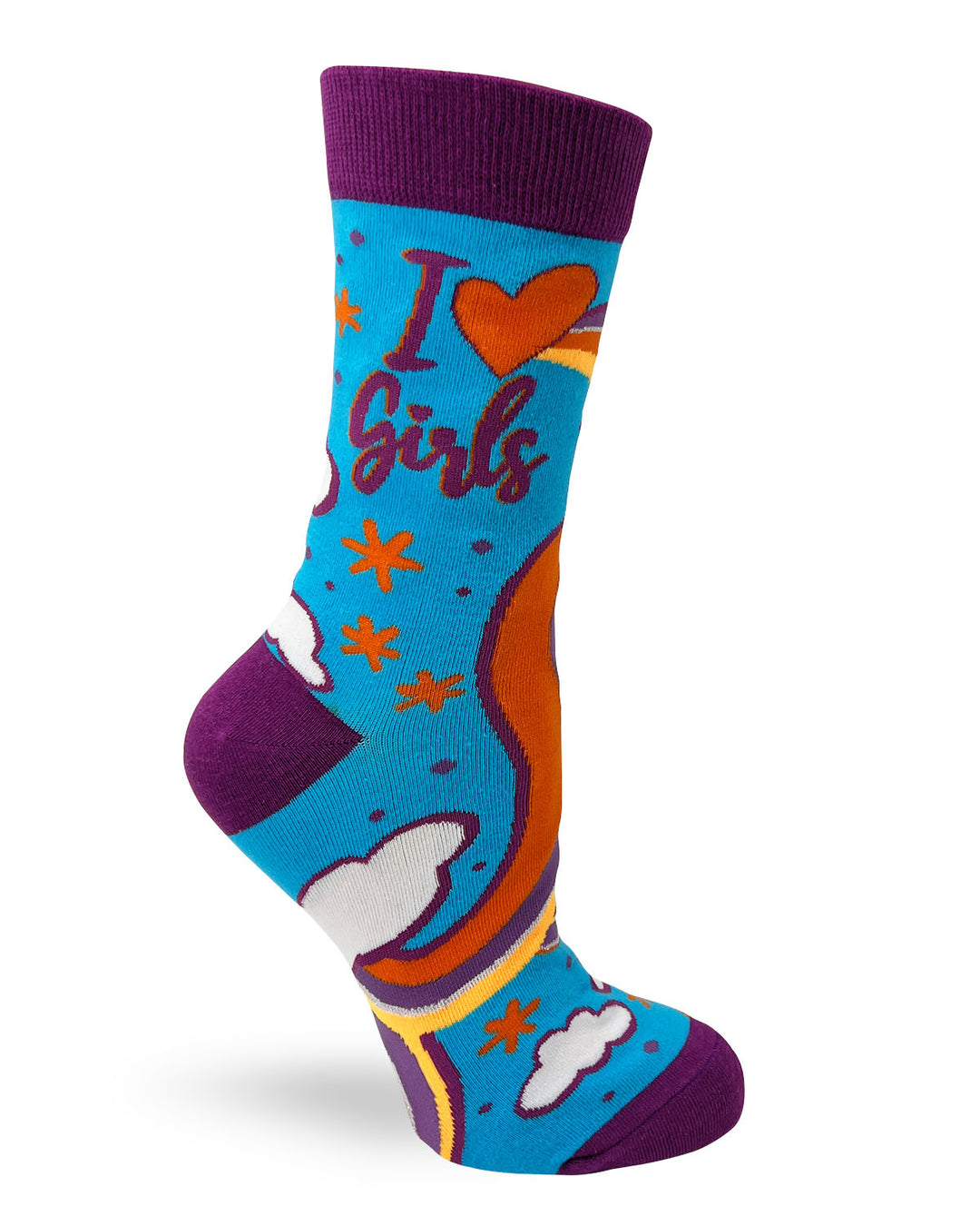 I Love Girls Ladies' Crew Socks