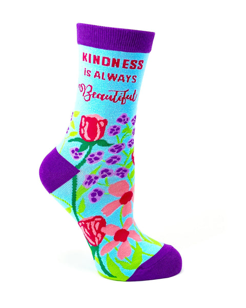 Kindness is Always Beautiful Women Novelty Socks