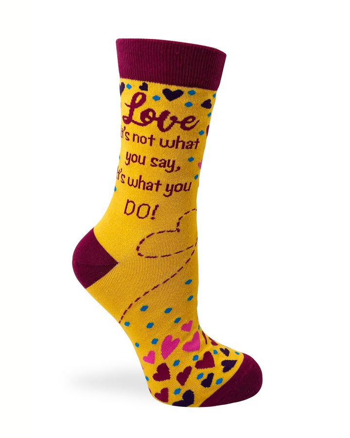Love Ladies' Crew Socks