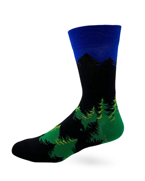 May The Forest Be With You Men's Novelty Crew Socks