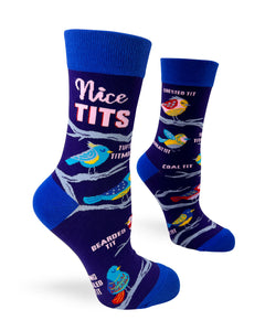 Nice Tits Ladies' Novelty Crew Socks
