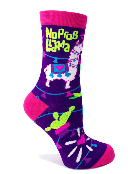 No Problem Llama Ladies Socks