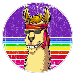Pride Llama Sticker
