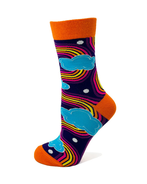 Stay-Trippy Little Hippie Women's Novelty Crew Socks