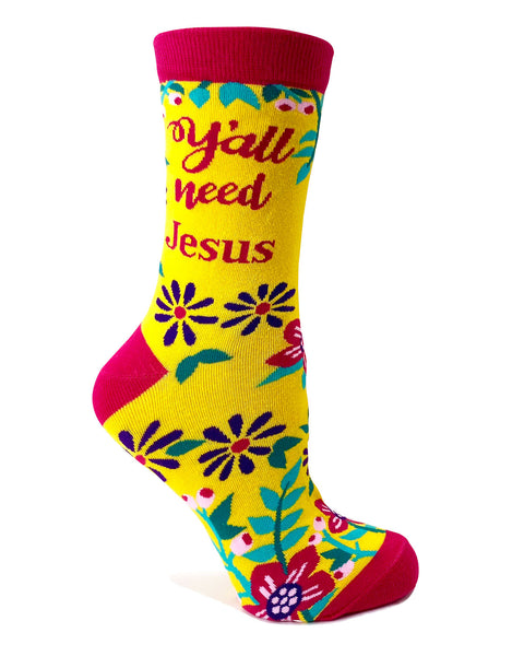 Jesus Women's Crew Socks